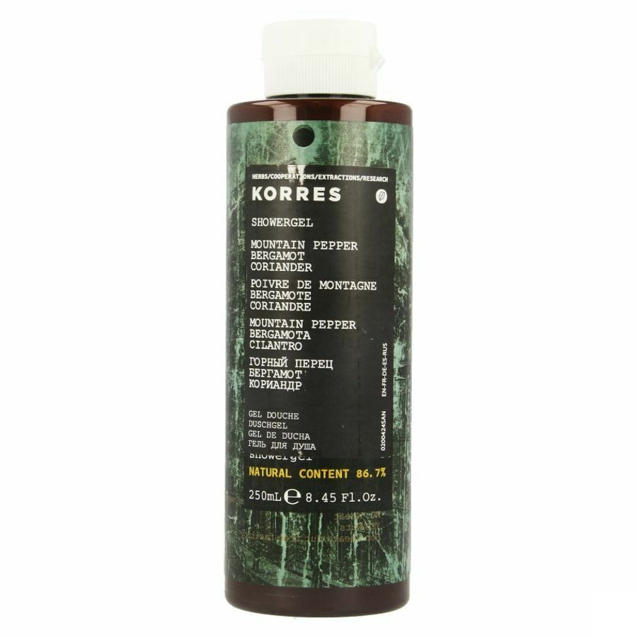Korres Kb Douchegel Mountainpep. Berg.corian.250ml