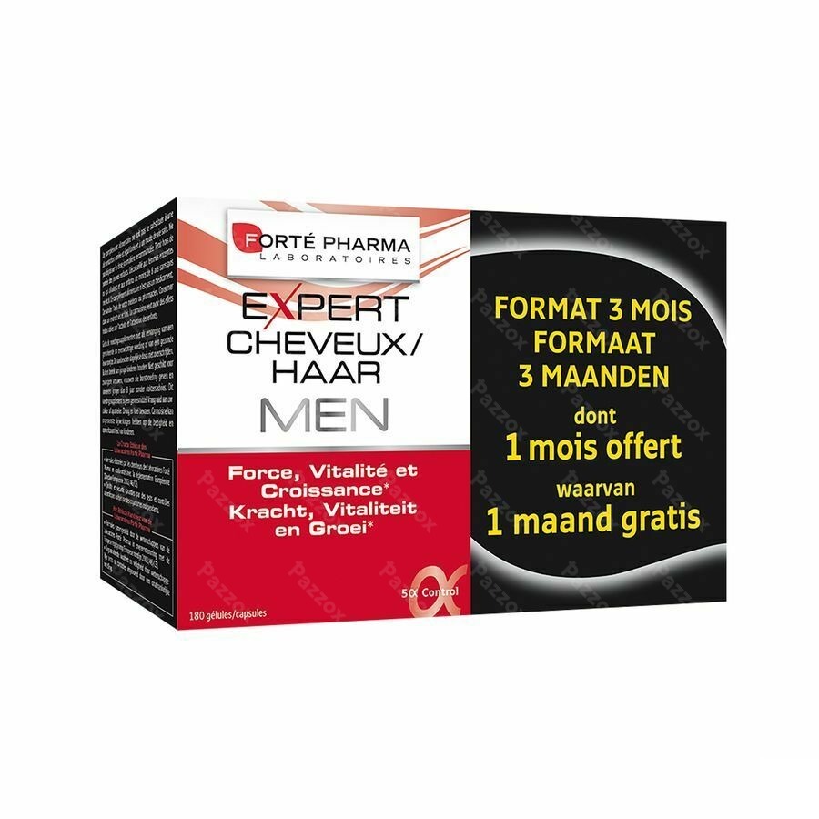 Expert Haar Men Caps 180 Promo 2+1 Gratis