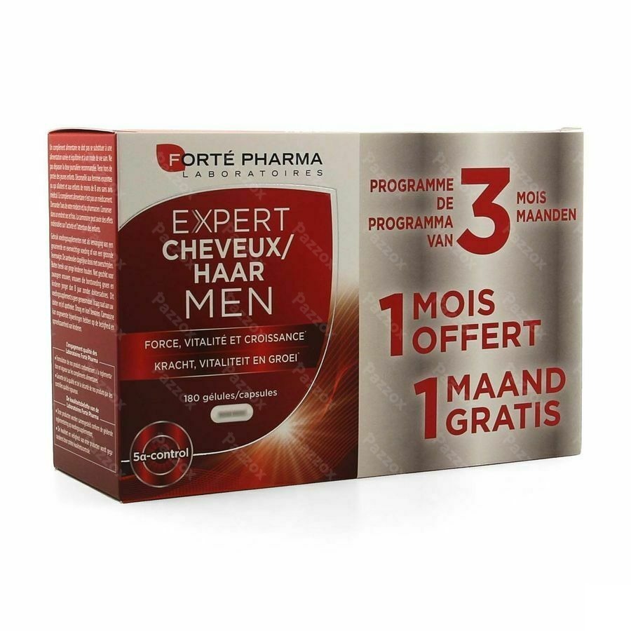 Expert Haar Men Caps 180 Promo 2+1 Gratis