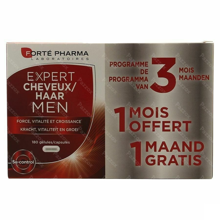 Expert Haar Men Caps 180 Promo 2+1 Gratis