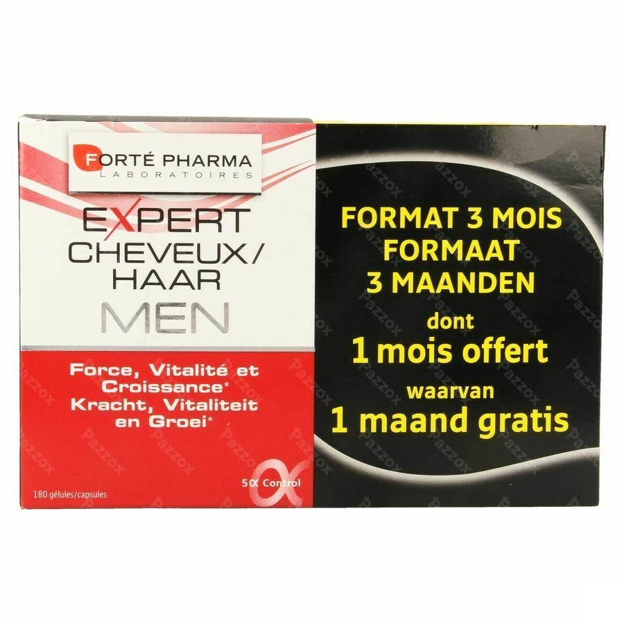 Expert Haar Men Caps 180 Promo 2+1 Gratis