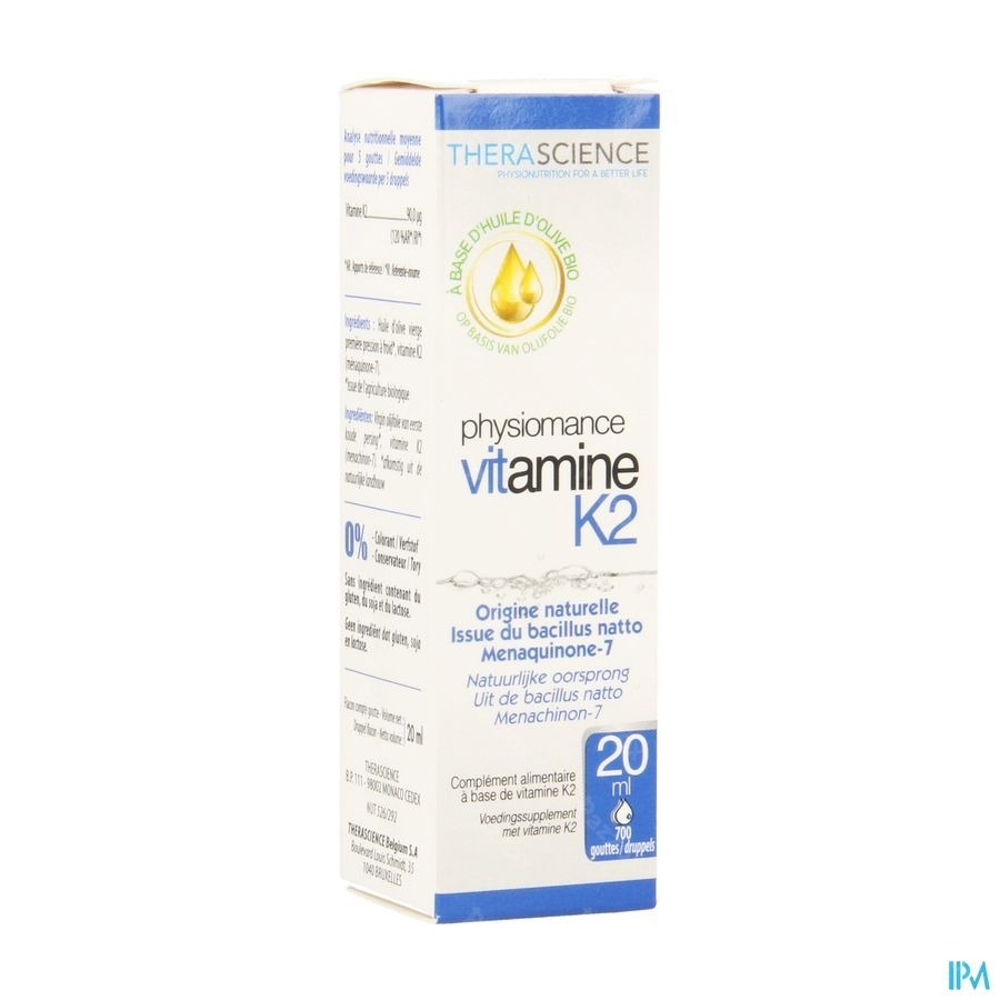Vitamine K2 Fl 20ml Physiomance Phy291