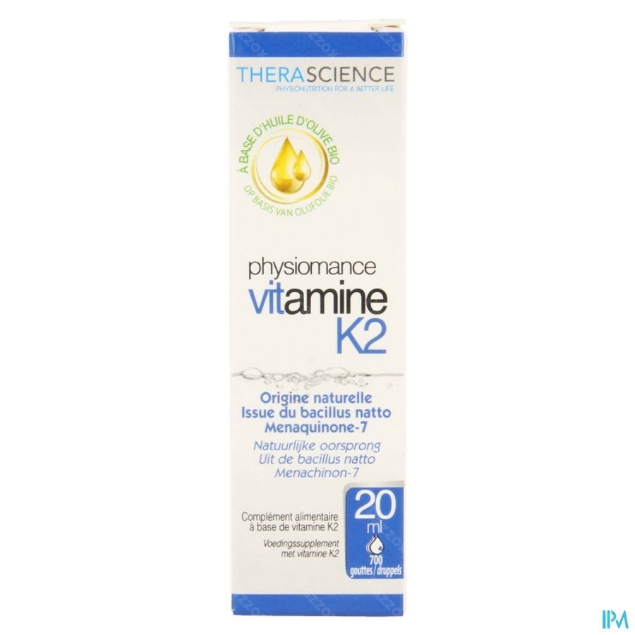 Vitamine K2 Fl 20ml Physiomance Phy291
