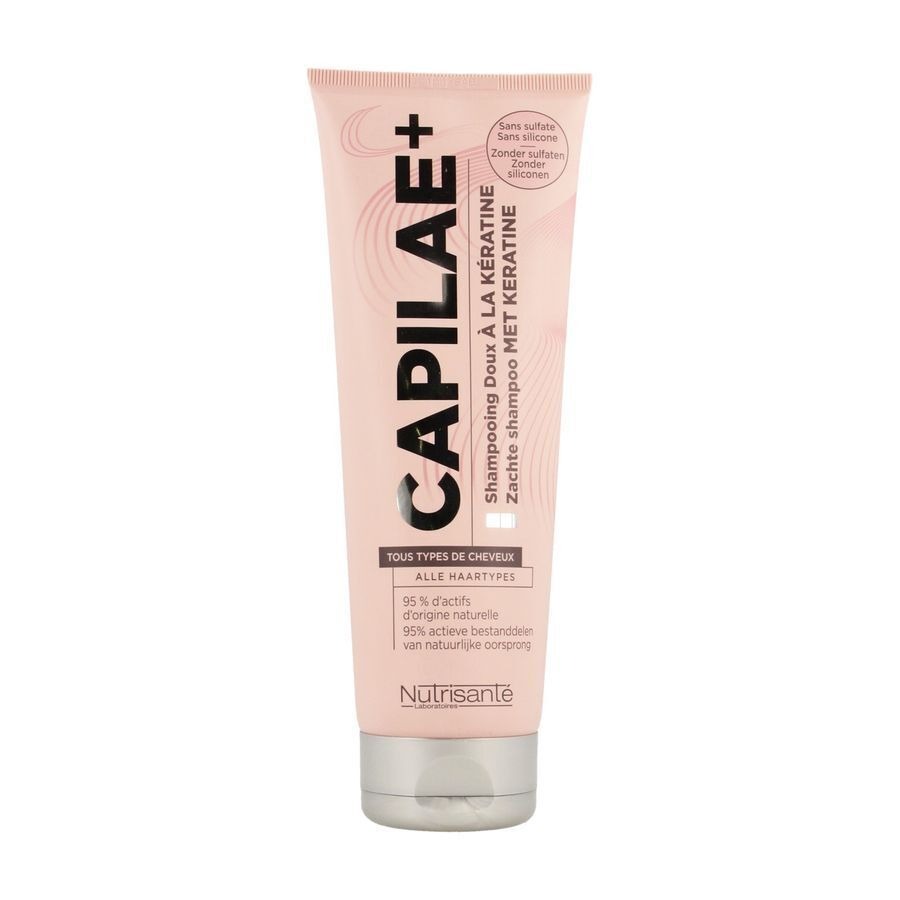 Nutrisanté Capilae+ Zachte Shampoo Met Keratine Alle Haartypes 250ml