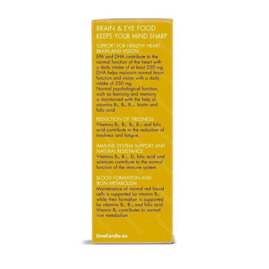 Unocardio Active Mind + Vision Complex 30 Softgels