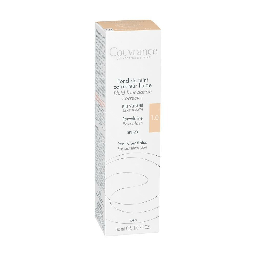 Avène Couvrance Vloeibare Foundation 1 Porcelein 30ml