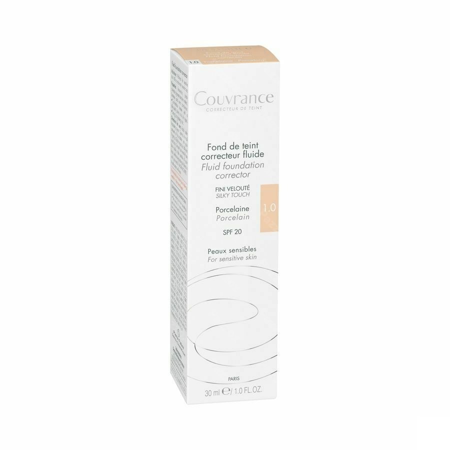 Avène Couvrance Vloeibare Foundation 1 Porcelein 30ml