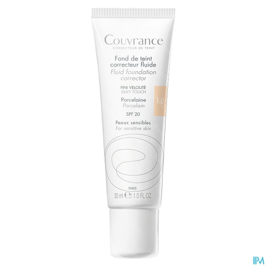 Avène Couvrance Vloeibare Foundation 1 Porcelein 30ml