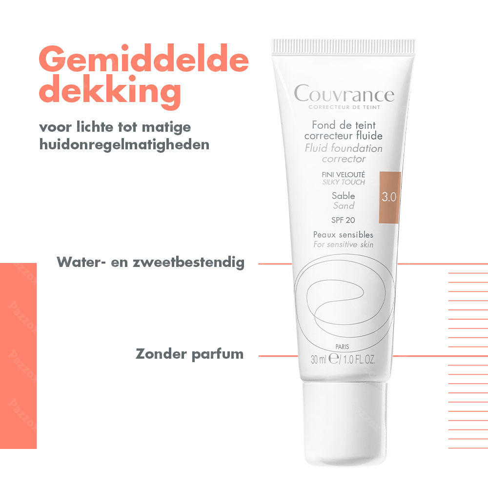 Avène Couvrance Vloeibare Foundation 3 Sable 30ml