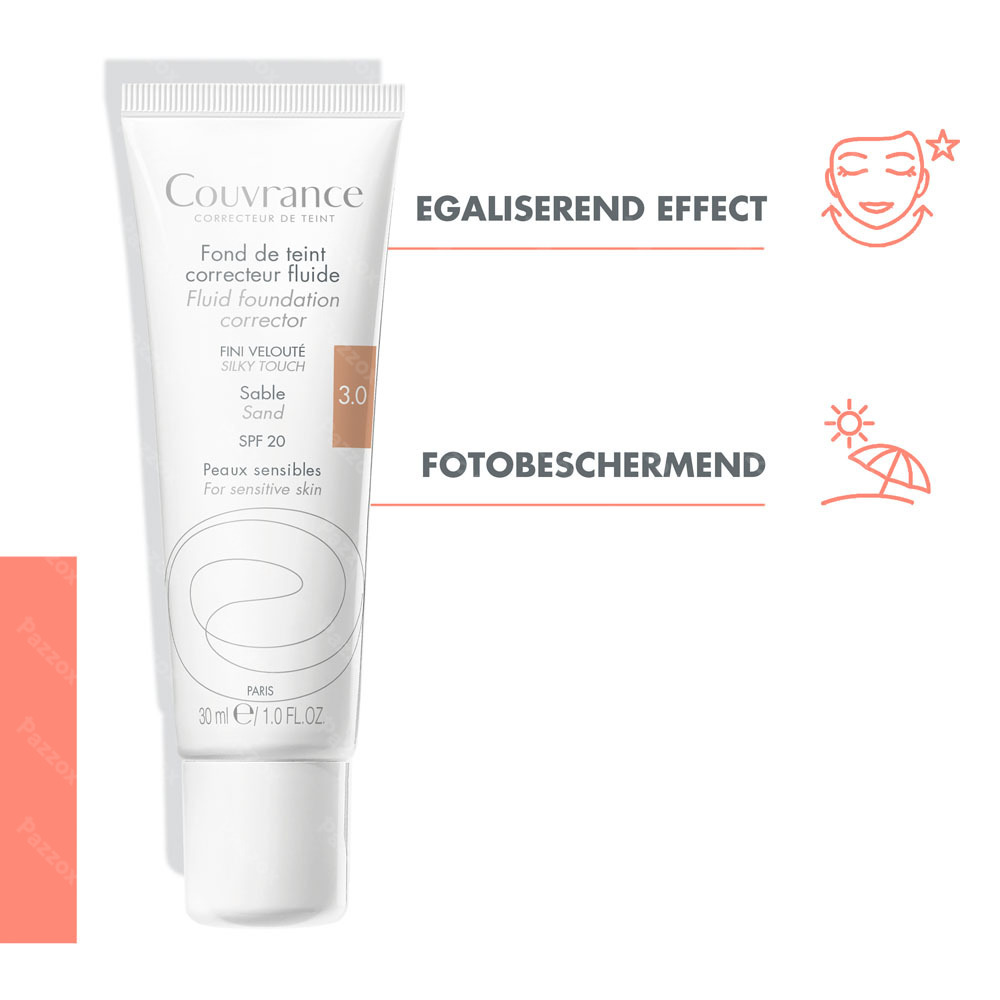 Avène Couvrance Vloeibare Foundation 3 Sable 30ml