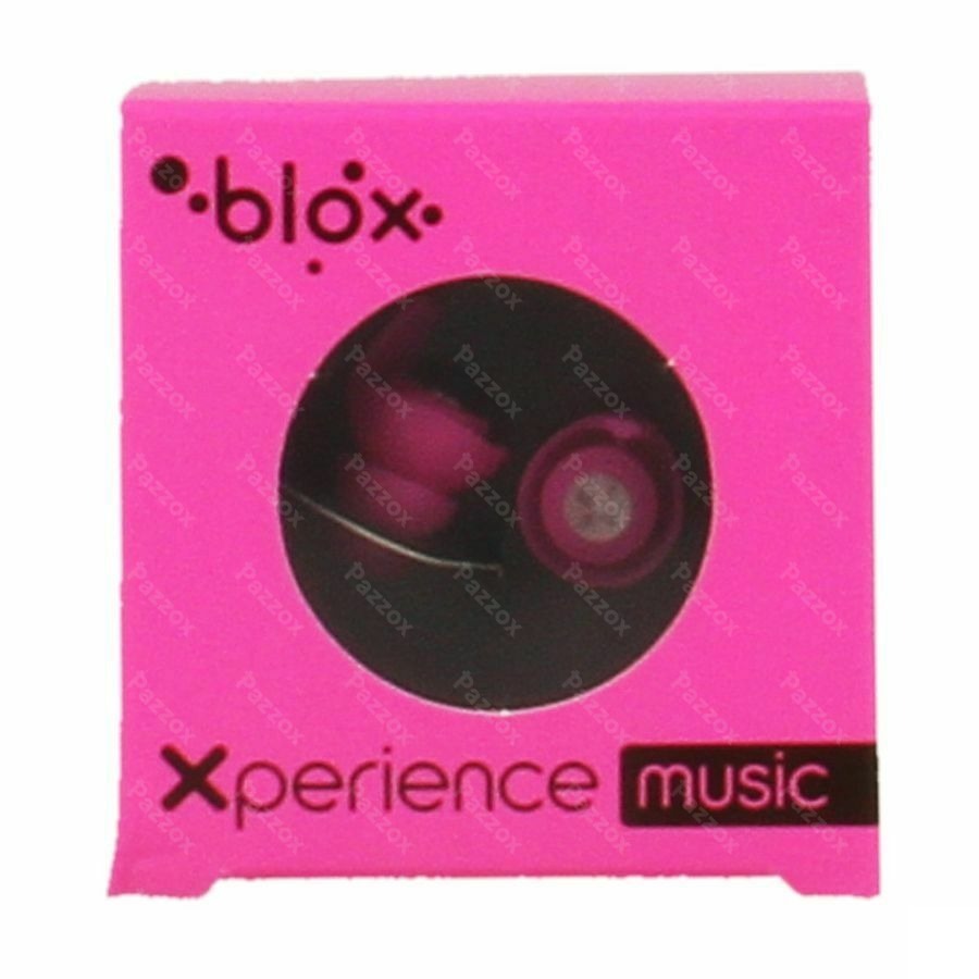 Blox Xperience Music Fluo Roze 1 Paar Oordoppen