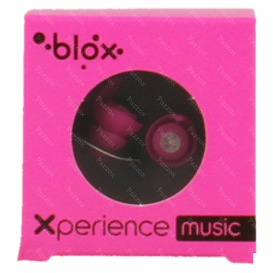 Blox Xperience Music Fluo Roze 1 Paar Oordoppen