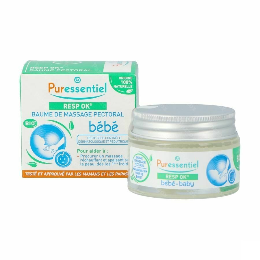 Puressentiel Ademhaling Massagebalsem Baby 30ml