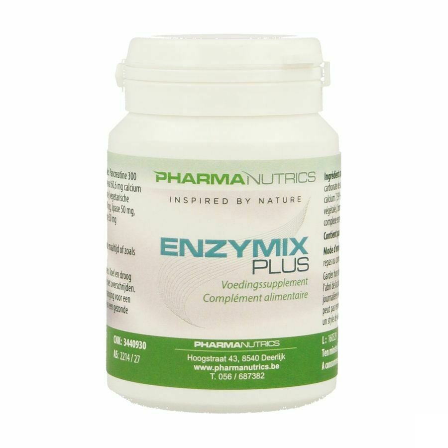 Enzymix Plus V-caps 30 Pharmanutrics