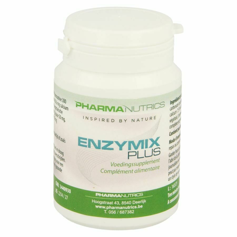 Enzymix Plus V-caps 30 Pharmanutrics