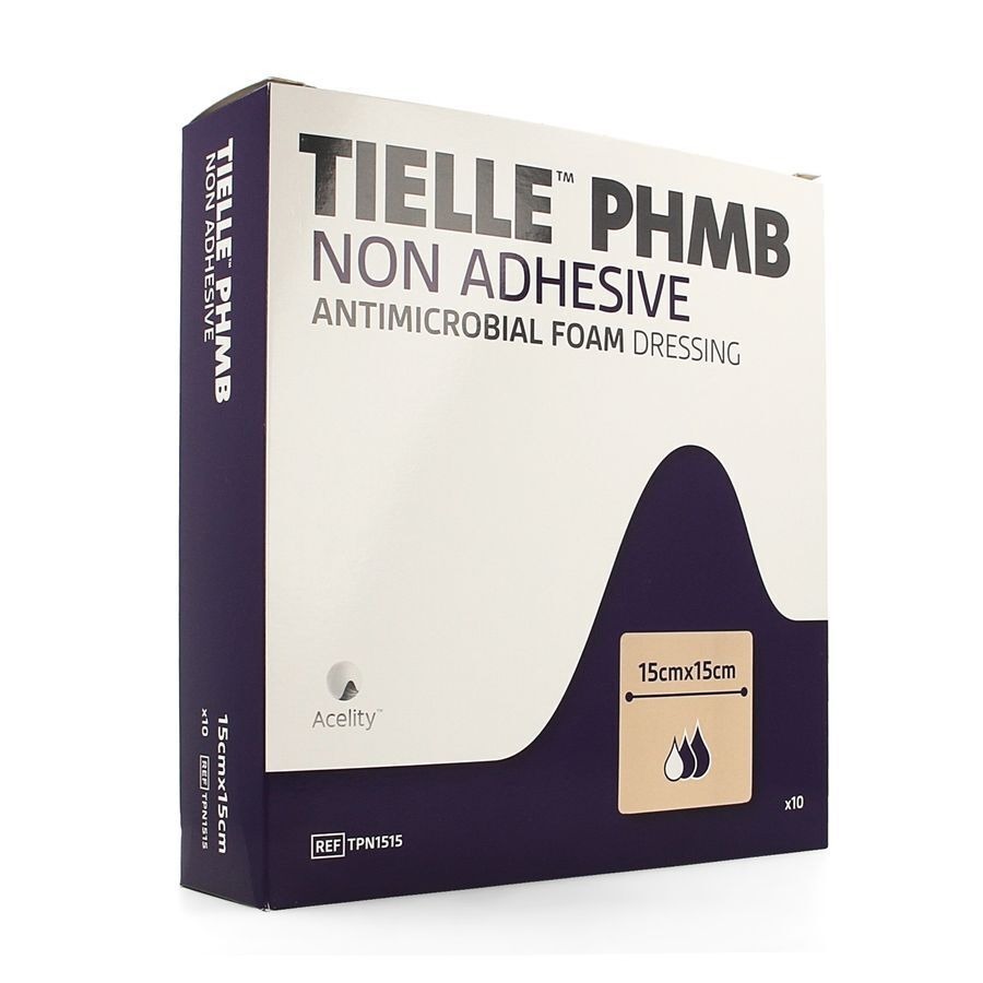 Tielle Hydropolymeer Verb 15x15cm 10 Mtl105