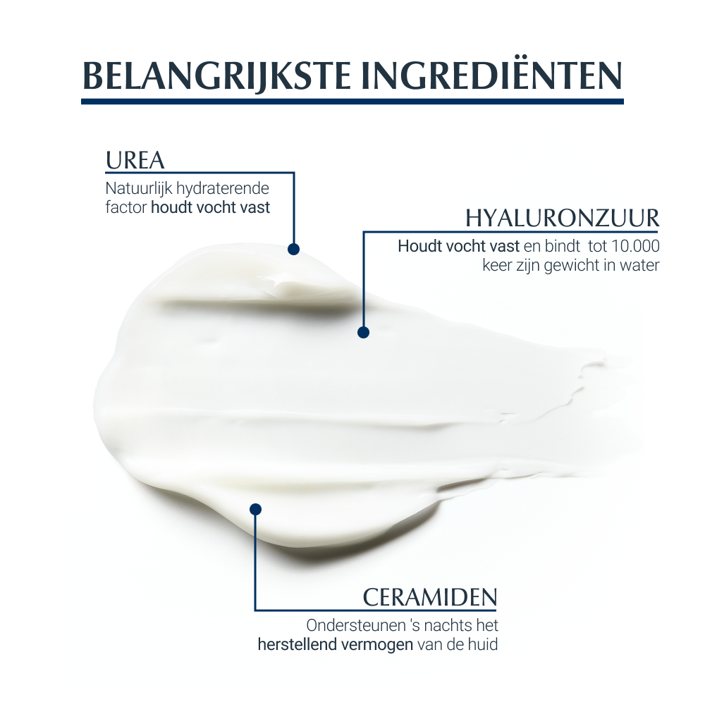 Eucerin Hyaluron-Filler Extra Rijk Nachtcrème Anti-Age en Rimpels Zeer Droge Huid 50ml