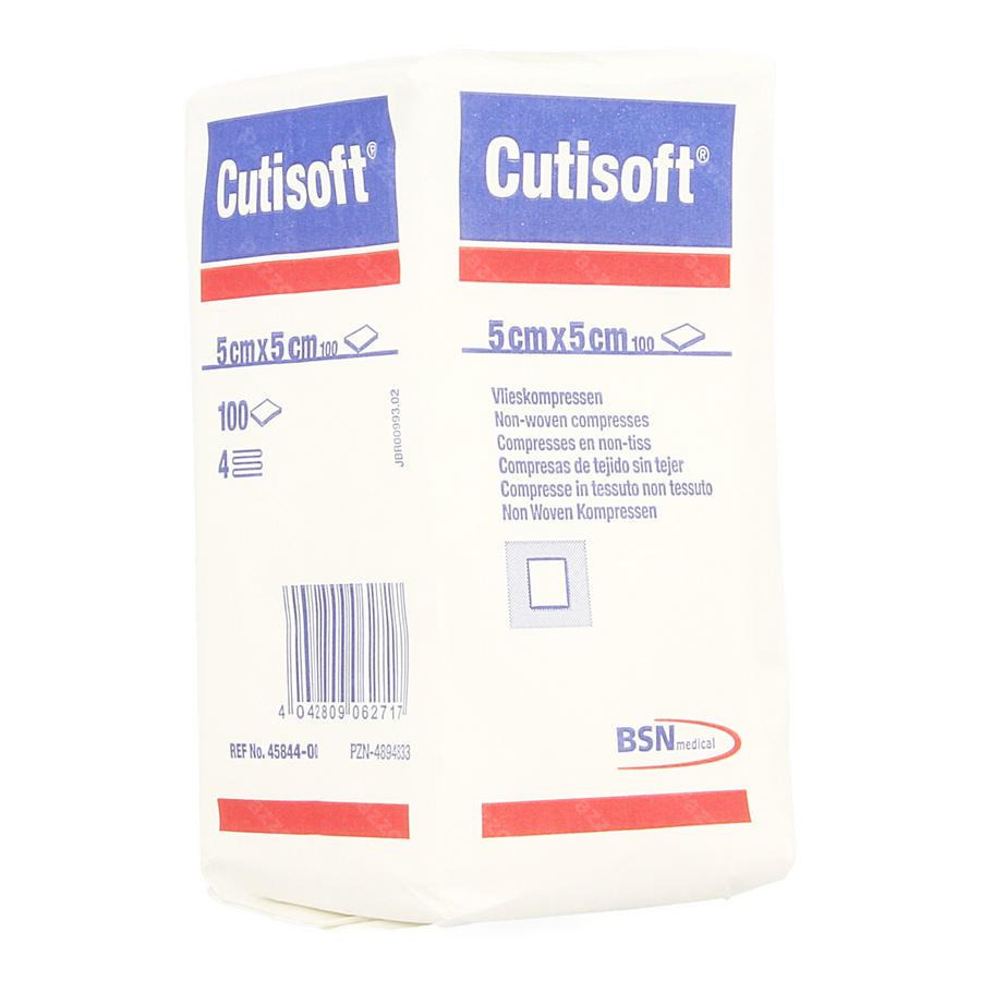Cutisoft Non Woven 5x5cm 100 Stuks