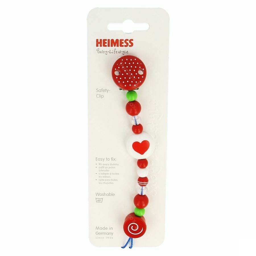 Heimess Fopspeenketting Plastic Hart H732610