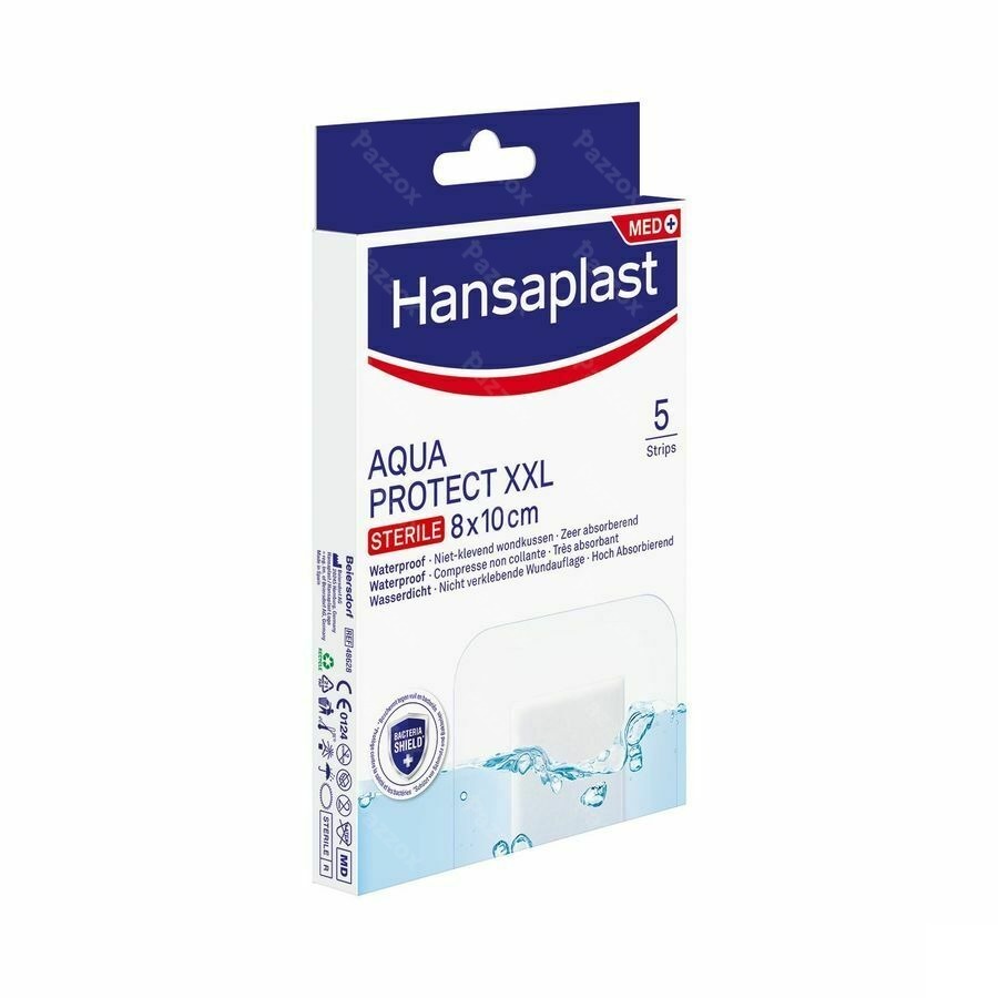 Hansaplast Aqua Prot. Strips Xxl 5