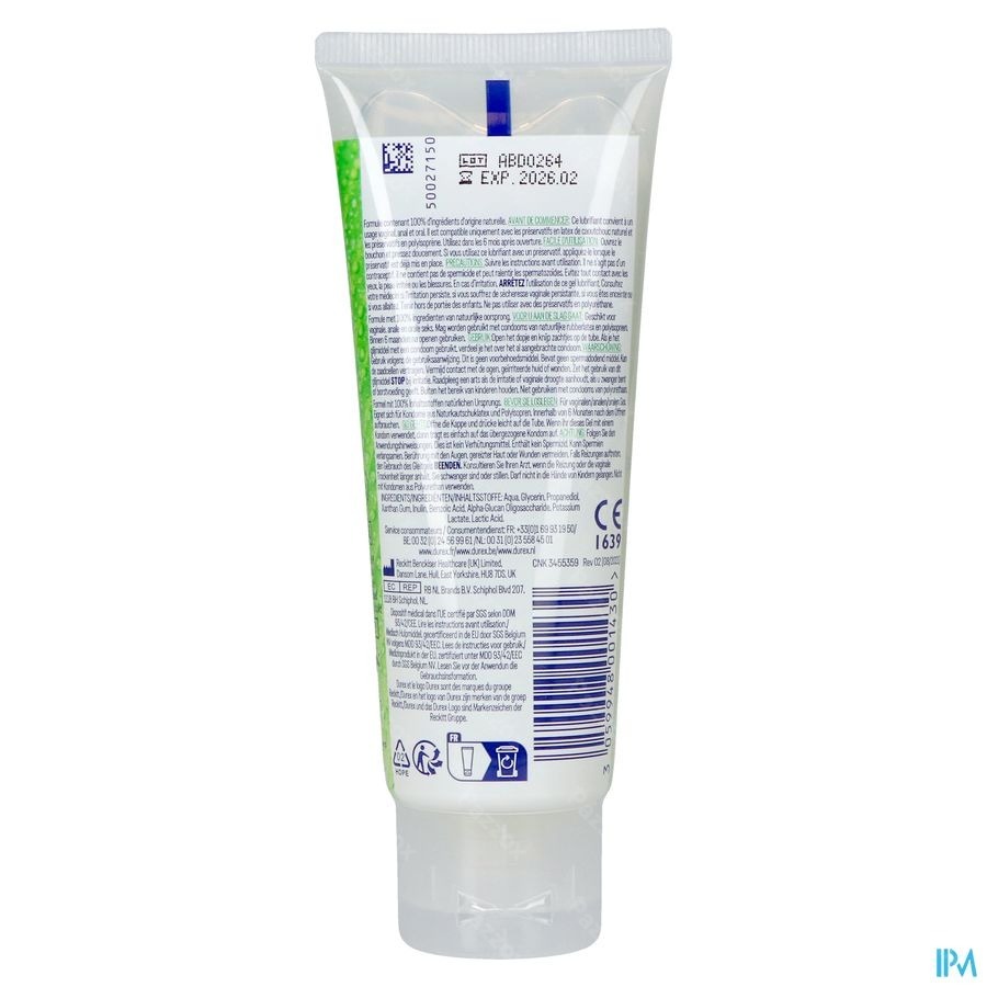 Durex Naturel Glijmiddel Gel 100ml