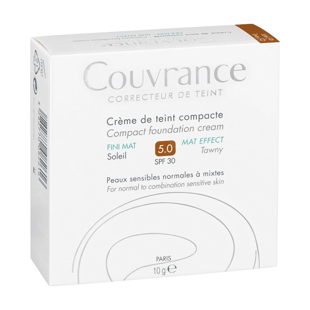 Avène Couvrance Getinte Compacte Crème Olievrij 05 Soleil 10g