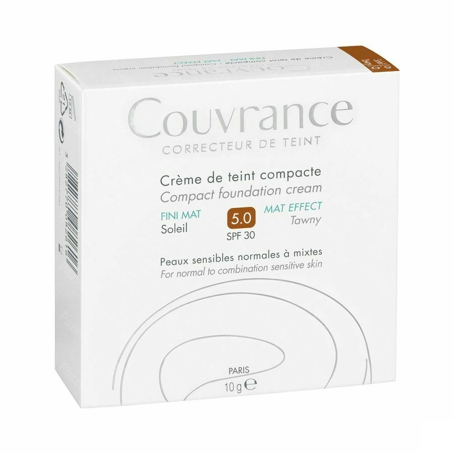 Avène Couvrance Getinte Compacte Crème Olievrij 05 Soleil 10g