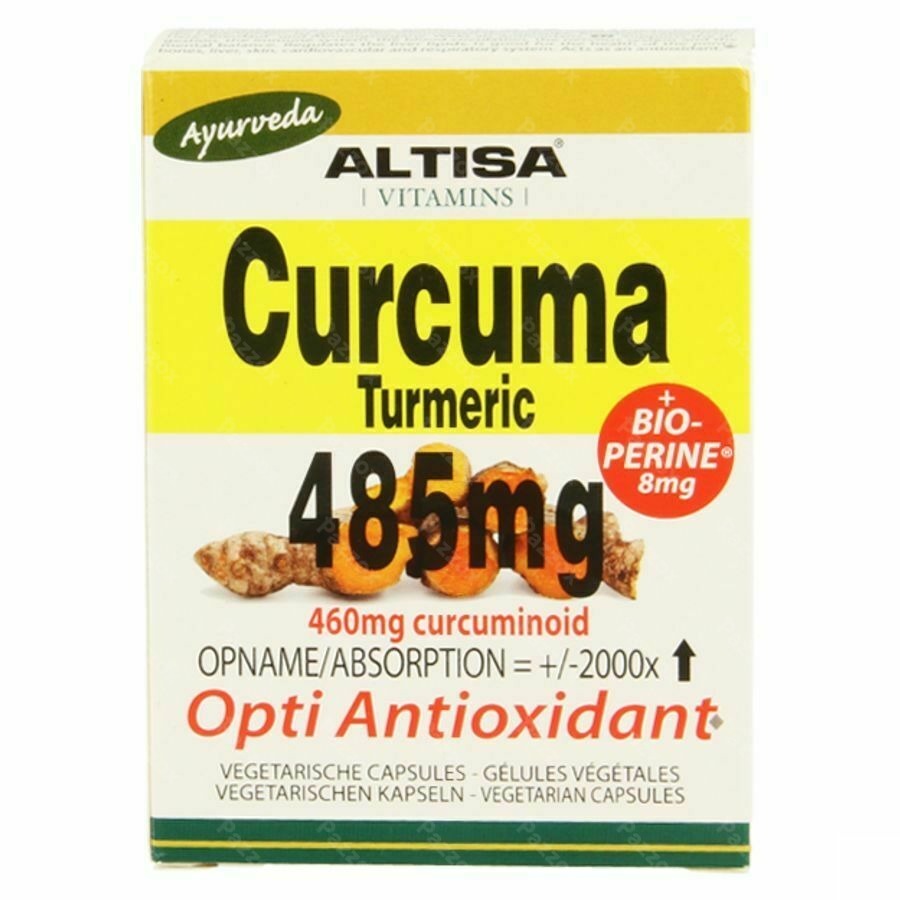 Altisa Curcuma Extr. 485mg + Piperine V-caps 50