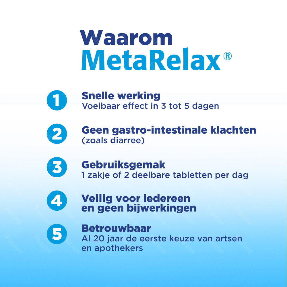 Metagenics MetaRelax Voedingssupplement Stress En Vermoeidheid 180 Tabletten