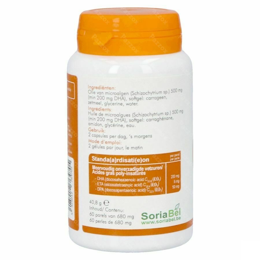 Soria Dha Algae Parels 60