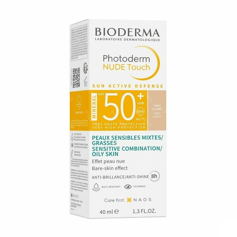 Bioderma Photoderm Nude Touch Zeer Lichte Huid SPF50+ 40ml