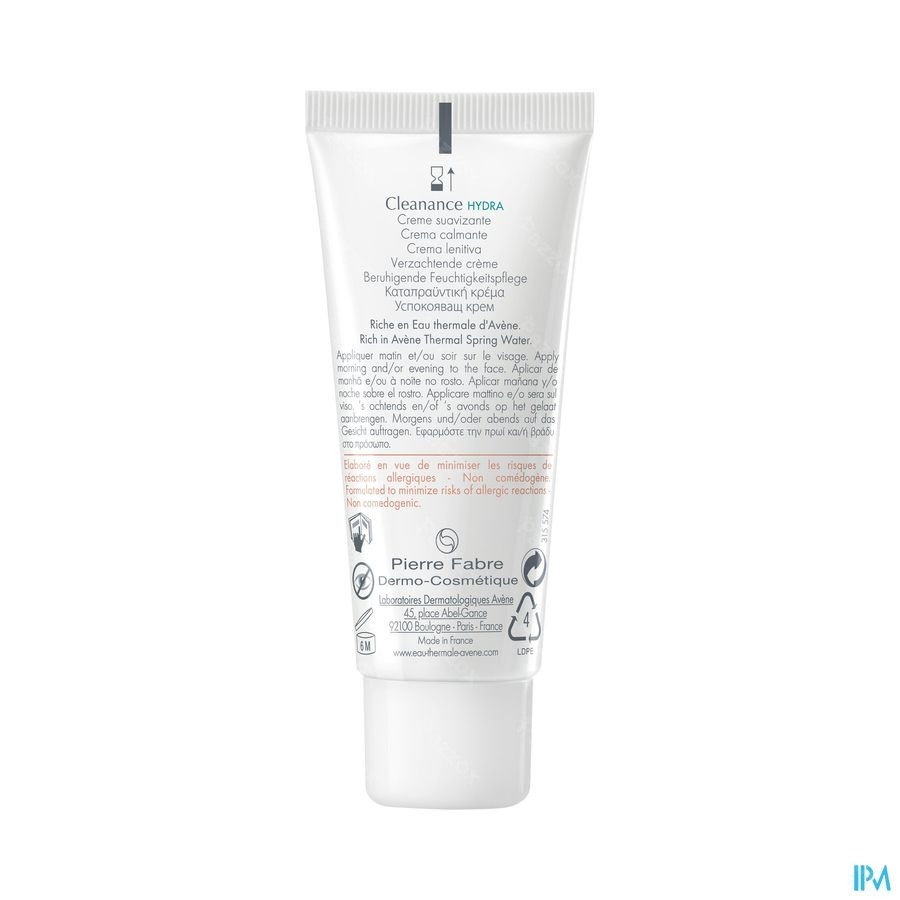 Avène Cleanance Verzachtende Crème 40ml