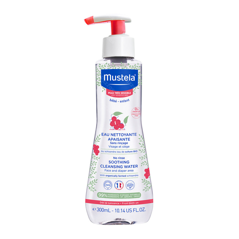 Mustela Verzorgend Reinigend Water zonder Spoelen 300ml