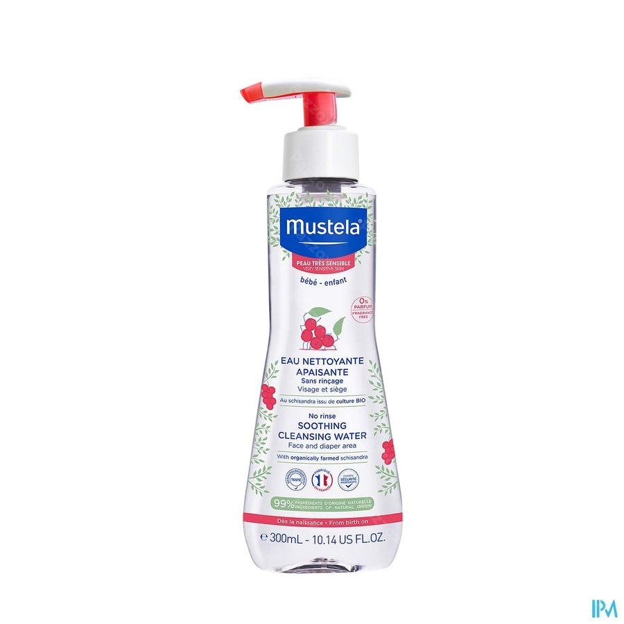 Mustela Verzorgend Reinigend Water zonder Spoelen 300ml