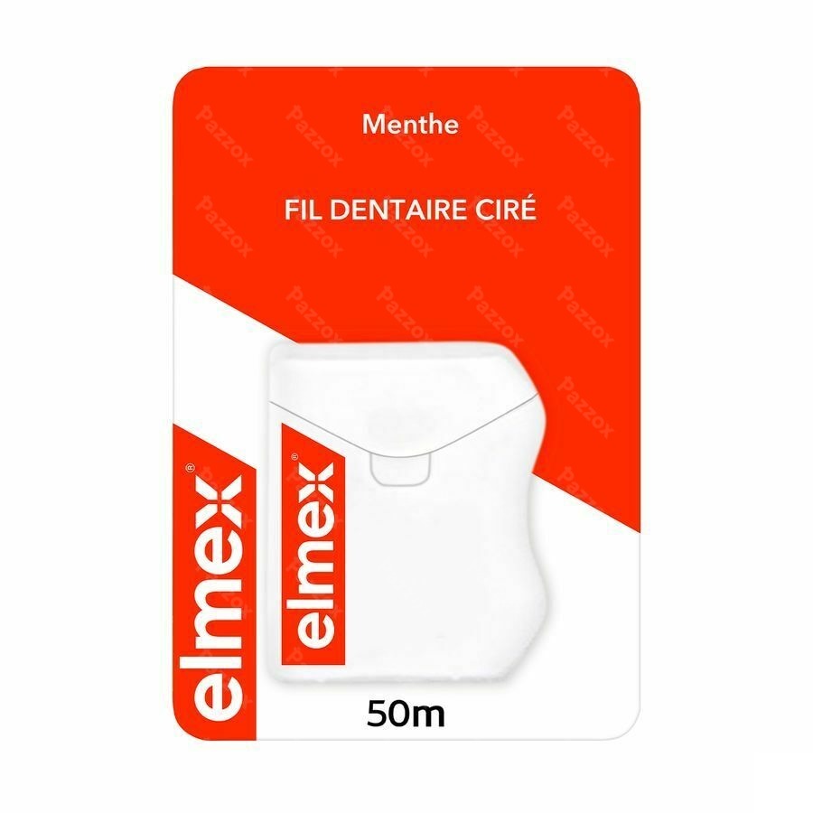 Elmex Gewaxte Flosdraad 50m