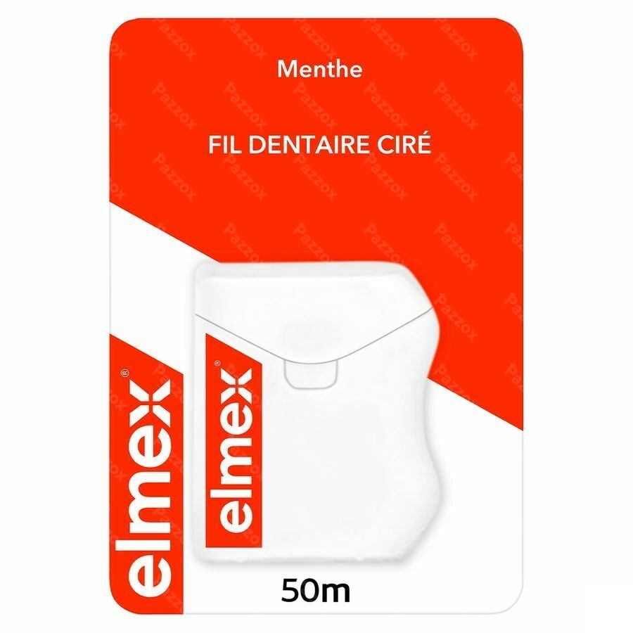 Elmex Gewaxte Flosdraad 50m