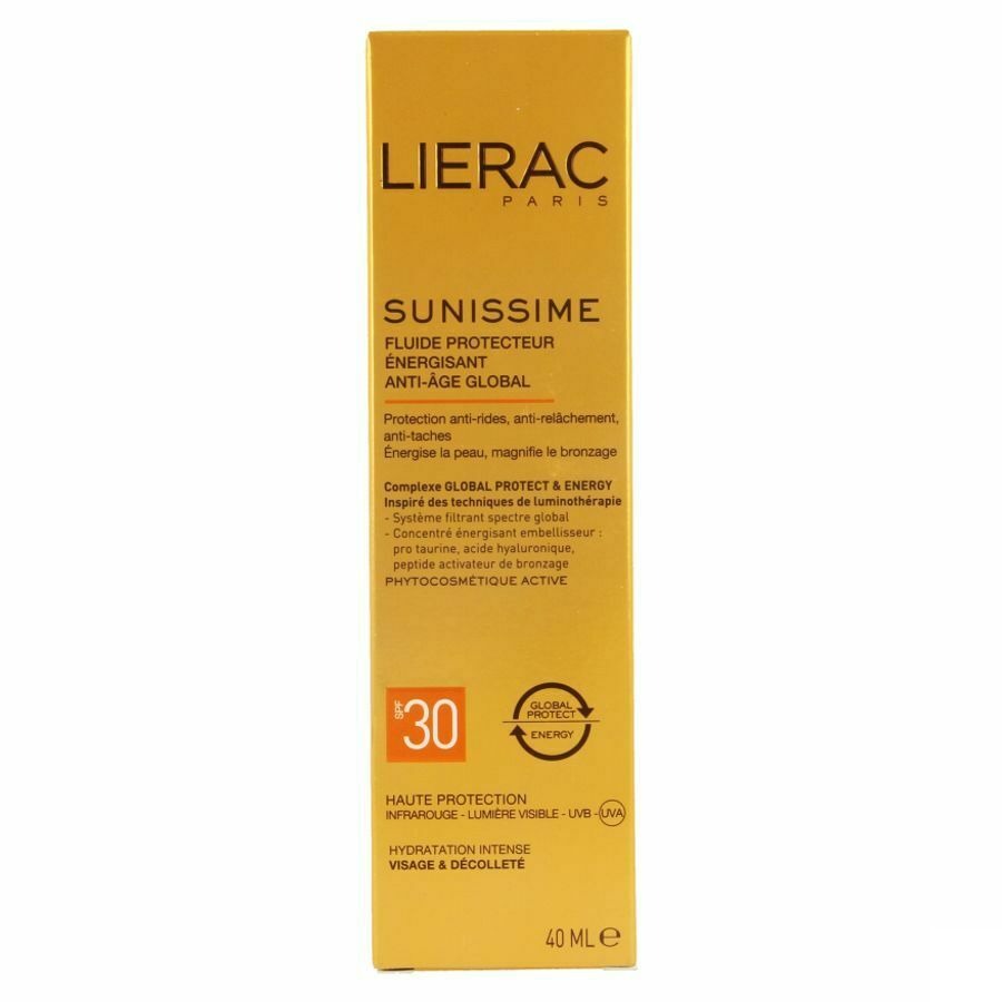 Lierac Sunissime Fluide Gelaat Ip30 Bescherm. 40ml