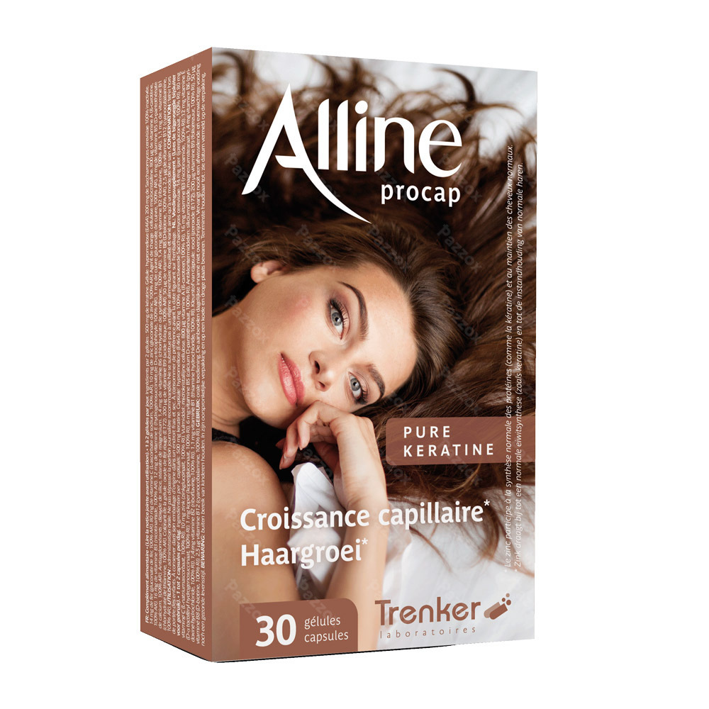 Alline Procap Voedingssupplement Haargroei 30 Capsules