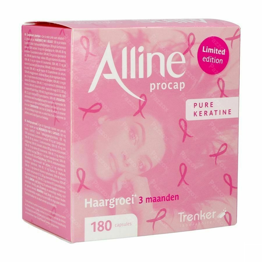 Alline Procap Voedingssupplement Haargroei 180 Capsules