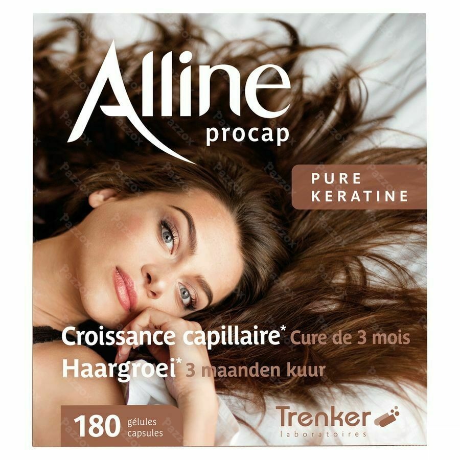 Alline Procap Voedingssupplement Haargroei 180 Capsules