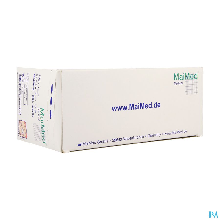 Maimed 5x5cm Kompres Steriel 100 afbeelding 1