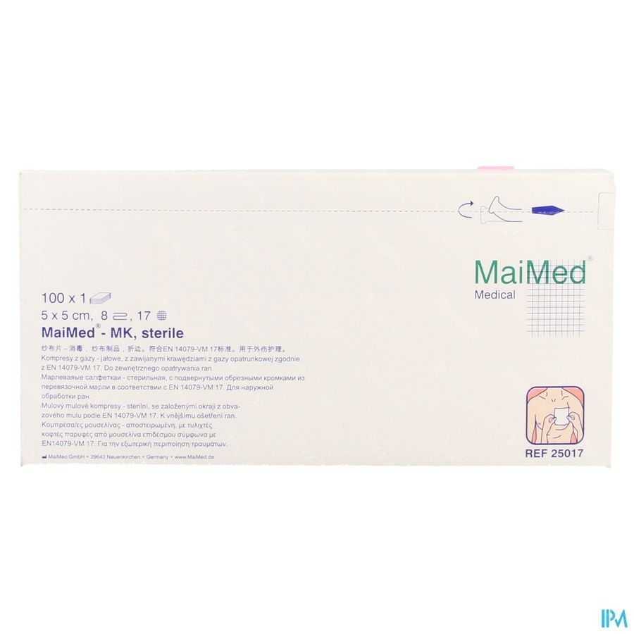 Maimed 5x5cm Kompres Steriel 100