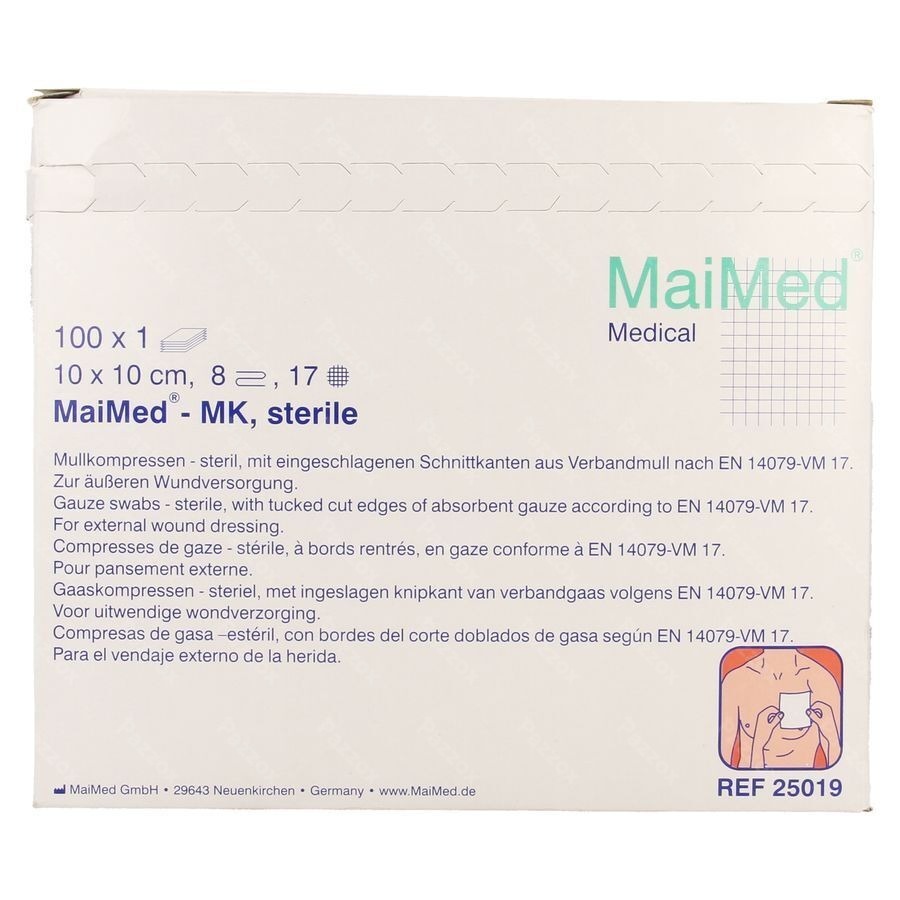 Maimed 10x10cm Kompres Steriel 100