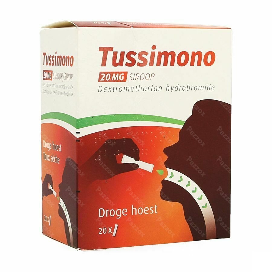 Tussimono 20mg Siroop Zakje 20