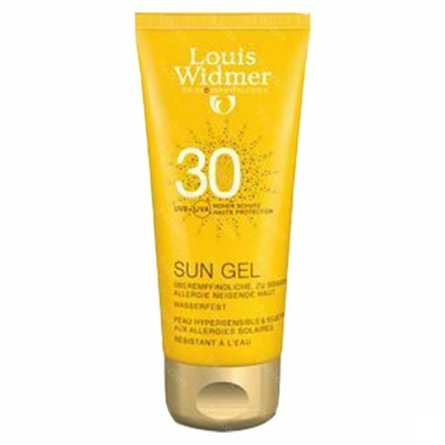 Louis Widmer Sun Gel SPF30 Zonder Parfum Tube 100ml