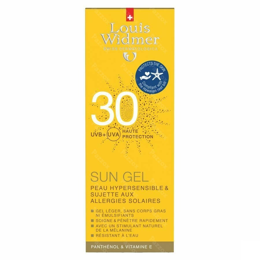 Louis Widmer Sun Gel UV30 Geparfumeerd 100ml