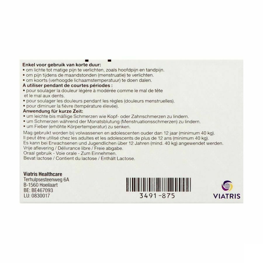 Brufen 400mg 20 Tabletten