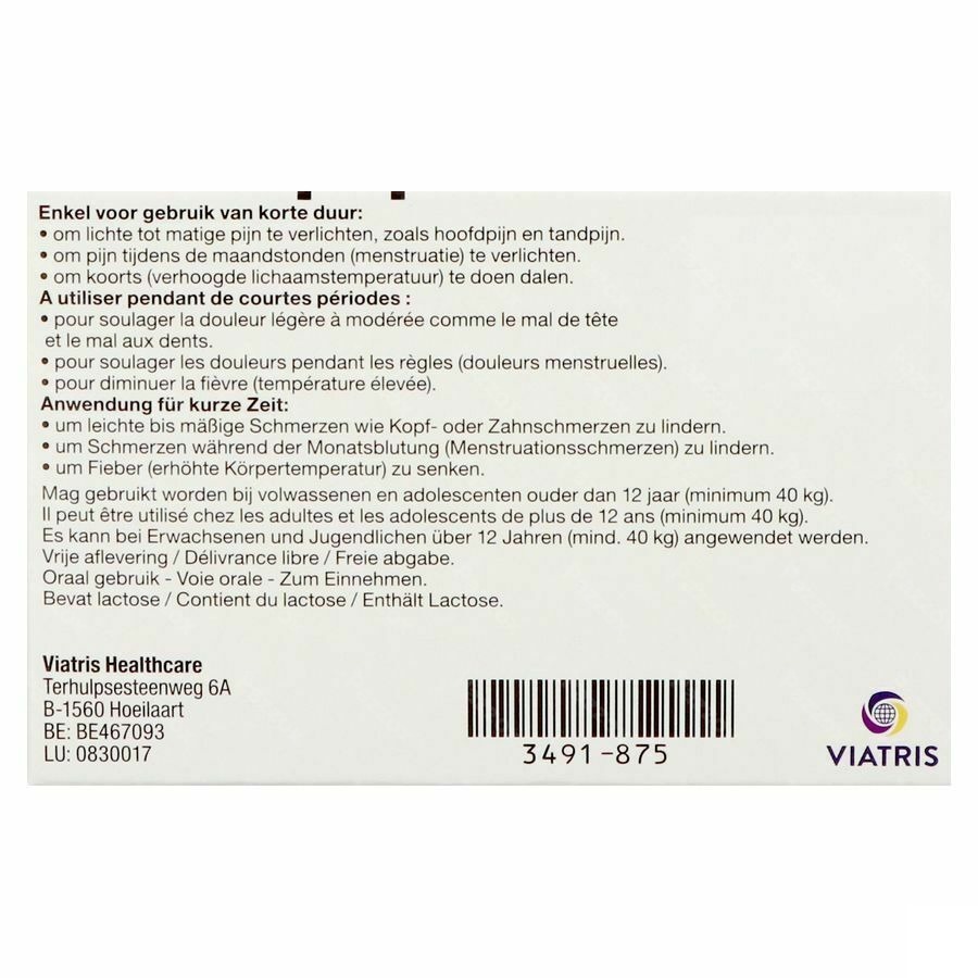 Brufen 400mg 20 Tabletten