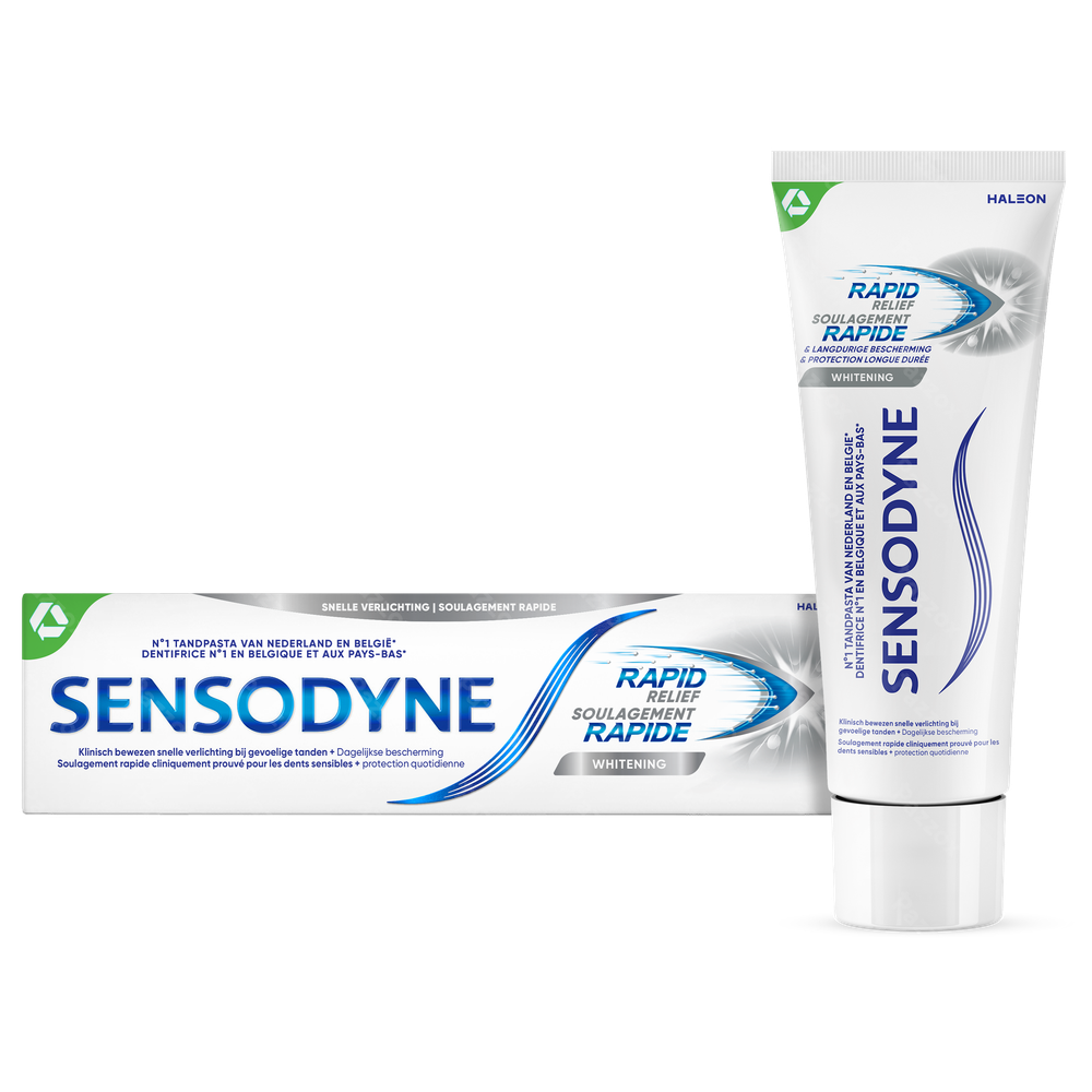 Sensodyne Rapid Relief Whitening Tandpasta 75ml