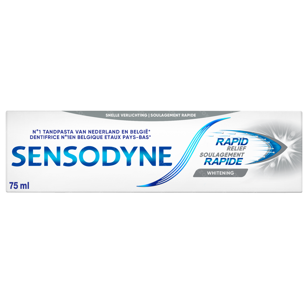 Sensodyne Rapid Relief Whitening Tandpasta 75ml